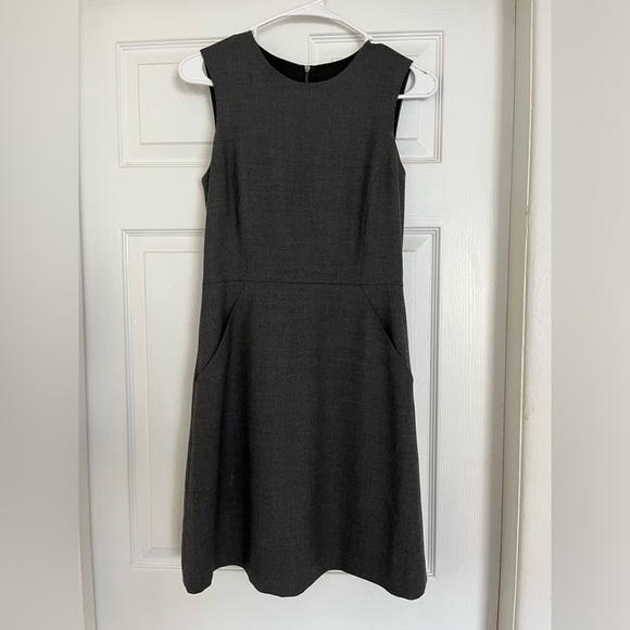 Theory Dresses & Skirts - Theory Colette Bristol Wool Blend Stretch Sheath Front Pocket Dress Size 2
